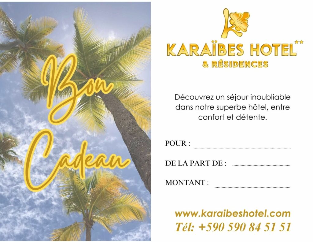 bon cadeau Karaibes hotel